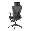 Scaun de birou cu plasă neagră, mecanism sincron. KA-S257 BK