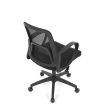 Scaun de birou cu plasă neagră, mecanism balans. KA-S3015 BK