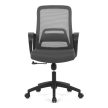 Scaun de birou cu plasă gri, mecanism de balans. KA-S3015 GREY
