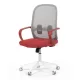 Scaun rotativ cu material textil roșu. KA-S425 RED