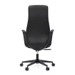 Scaun managerial din piele ecologică neagră, cu mecanism balans. KA-T8325 BK