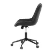 Scaun rotativ cu reglare pe înălțime, tapițerie neagră. KA-V3120 BK3