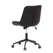 Scaun rotativ cu reglare pe înălțime, tapițerie neagră. KA-V3120 BK3