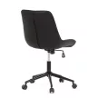 Scaun rotativ cu reglare pe înălțime, tapițerie neagră. KA-V3120 BK3