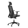 Scaun de birou cu plasă neagră, mecanism sincron. KA-V3329 BK