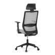 Scaun de birou cu plasă gri, mecanism sincron. KA-V3329 GREY