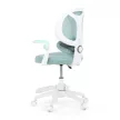 Scaun de birou rotativ Junior cu tapițerie mesh albastră KA-W8008 BLUE