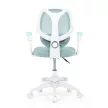 Scaun de birou rotativ Junior cu tapițerie mesh albastră KA-W8008 BLUE