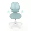 Scaun de birou rotativ Junior cu tapițerie mesh albastră KA-W8008 BLUE