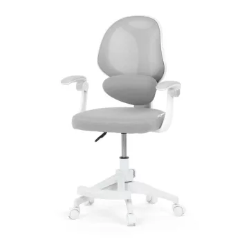   Scaun de birou rotativ Junior cu tapițerie mesh gri KA-W8008 BLUE