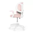 Scaun de birou rotativ Junior cu tapițerie mesh roz KA-W8008 BLUE