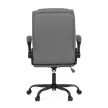 Scaun de birou cu mecanism balans, piele ecologică gri. KA-Y344 GREY