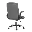 Scaun de birou cu mecanism balans, piele ecologică gri. KA-Y344 GREY
