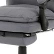 Scaun de birou reglabil, material textil gri. KA-Y350 GREY