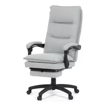   Scaun de birou cu mecanism sincron, tapițerie din material textil argintiu, KA-Y350 SIL
