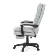 Scaun de birou cu mecanism sincron, tapițerie din material textil argintiu, KA-Y350 SIL