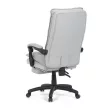 Scaun de birou cu mecanism sincron, tapițerie din material textil argintiu, KA-Y350 SIL