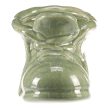 Ghiveci ceramic tip cizmă, verde
