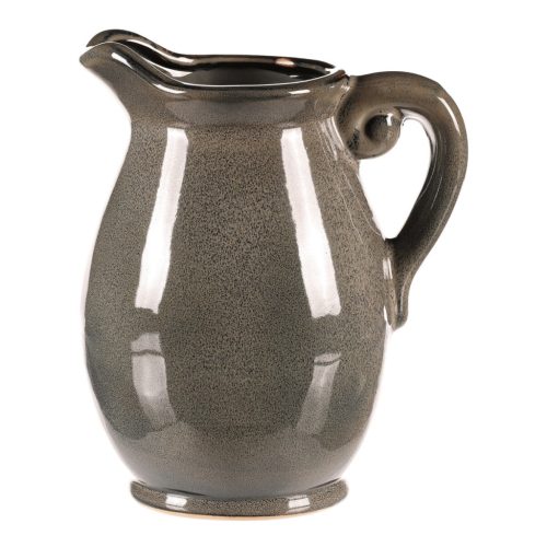 Vază ceramică tip ulcior, medie, gri