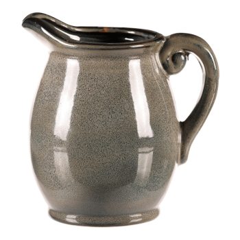 Vază ceramică tip ulcior, mică, gri