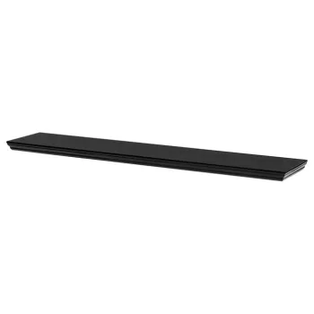 Raft suspendat negru, dimensiune 120 cm, material MDF. P-026