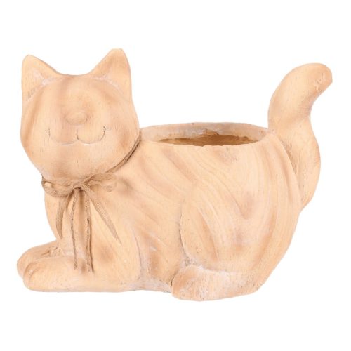 Ghiveci pisică, magneziu, efect lemn