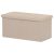 Puf cu spațiu de depozitare, stofă bej. TAB-462 CRM2