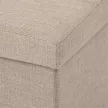 Puf cu spațiu de depozitare, stofă bej. TAB-462 CRM2