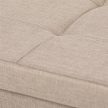 Puf cu spațiu de depozitare, stofă bej. TAB-462 CRM2