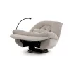 Fotoliu recliner electric bej din material textil cu comandă integrată TV-7081 LAN2