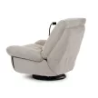 Fotoliu recliner electric bej din material textil cu comandă integrată TV-7081 LAN2