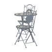 Set mobilier grădină 1+2, metal, mozaic ceramic, gri, US1500 SET