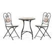 Set mobilier grădină, metal, mozaic ceramic, US1600 SET