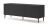 Comodă TV 150 cm, Front Negru Lucios, Carcasă Negru Mat, Picioare De Culoare Negru, Ravenna C Diamond