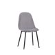 Scaun modern de dining din catifea gri DC-4469