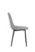 Scaun modern de dining din catifea gri DC-4469