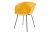 Scaun modern din plastic în carouri Yellow - Livorno