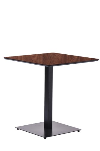 Masă de Sufragerie Dreptunghiulară, Masă Bistro in Culoare Stejar Palermo - 70X70 cm./80x80 cm. Mdf-metal Palermo
