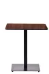 Masă de Sufragerie Dreptunghiulară, Masă Bistro in Culoare Stejar Palermo - 70X70 cm./80x80 cm. Mdf-metal Palermo