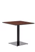 Masă de Sufragerie Dreptunghiulară, Masă Bistro in Culoare Stejar Palermo - 70X70 cm./80x80 cm. Mdf-metal Palermo