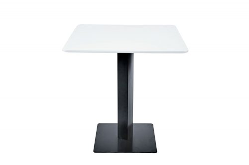 Masă  dreptunghiulară,  Bistro White Color Palermo - 80x80cm Mdf-Metal 