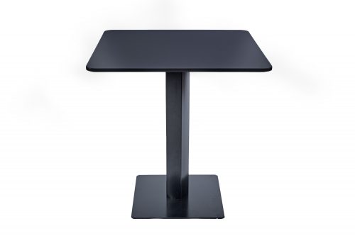 Masă  dreptunghiulară,  Bistro Culoare negru Palermo - 70X70 cm./80x80 cm. Mdf-metal Palermo - 70X70 cm./80x80 cm. Mdf-metal 