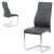 Scaun modern cu bază de sanie de culoare gri Hc-955