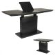 Masă  extensibilă modernă negru 110+40x70 cm. HT-420 