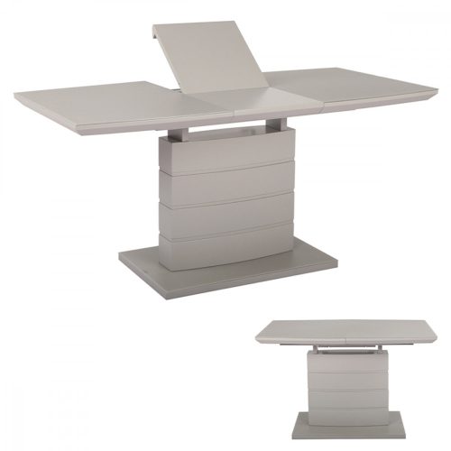 Masă extensibilă modernă gri 110+40x70 cm. HT-420 Din stoc intern