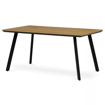   Masă de dining cu decor frasin-stejar, 160x90x76 cm. HT-532 