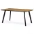 Masă de dining cu decor frasin-stejar, 160x90x76 cm. HT-532 