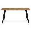 Masă de dining cu decor frasin-stejar, 160x90x76 cm. HT-532 