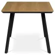 Masă de dining cu decor frasin-stejar, 160x90x76 cm. HT-532 