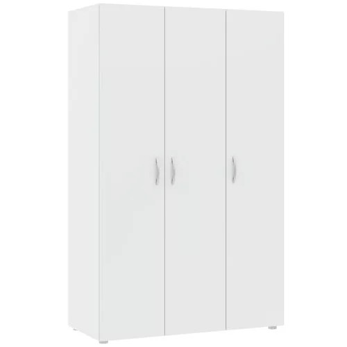 Dulap BASIC 110 cm, alb, 3 uși – din stoc